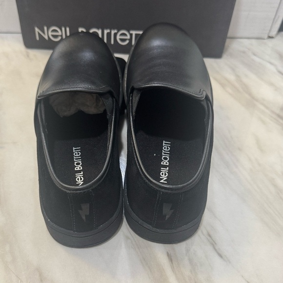 Neil Barrett Black Leather Loafers size 34 and a size 40 main image 4
